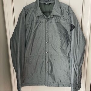 The North Face Lefferts Shacket Jacket Mens Large Snap Button Hiking Insulated